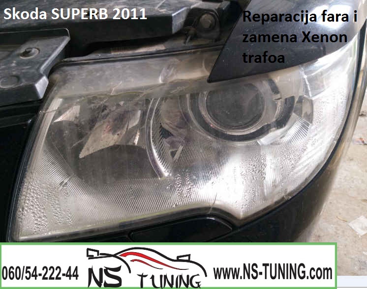 superb skoda reparacija farova punih vode vlade pregoreo trafo zamena novi sad tuning